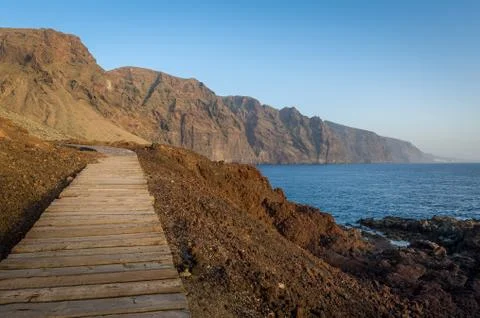 Walking at Punta de Tena Stock Photos
