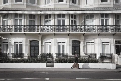 Walking on the road Stock Photos