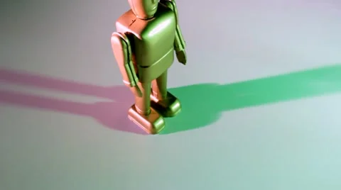 Walking robot Stock Footage 10820965
