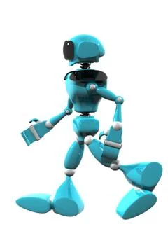 Walking robot Stock Illustration
