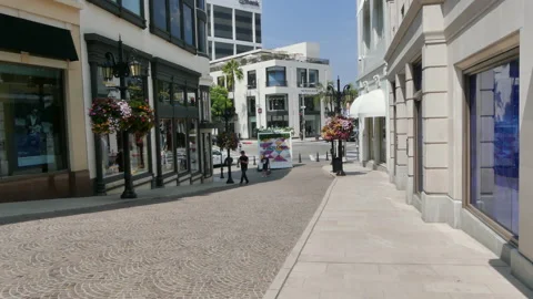 Walking Via Rodeo August 2018 Stock Footage 220241965