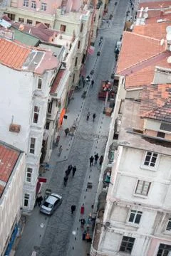 Walking on the roofs Stock Photos