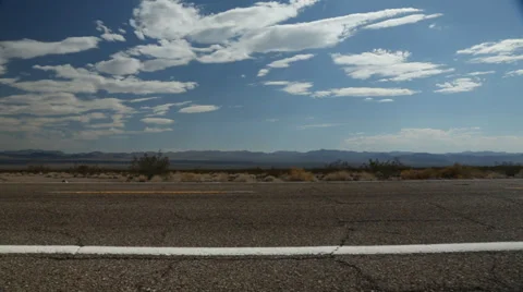 Walking on Route 66 Stock Footage 36723830