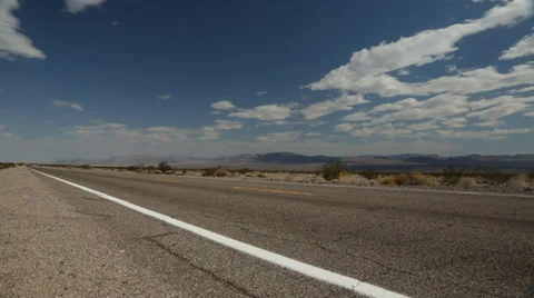 Walking on Route 66 Video stock 36724352