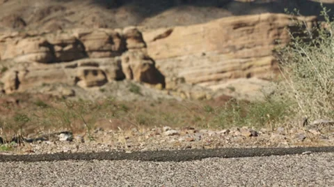 Walking on Route 66 Video stock 36739235