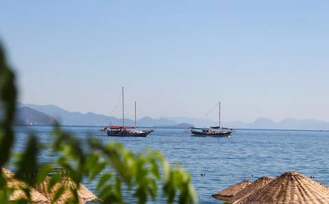 Walking on the route of "Marmaris, Turkey" Foto stock