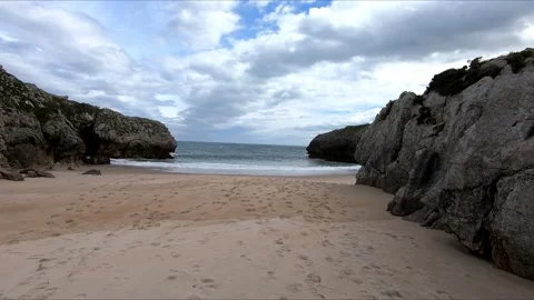 Walking to San Antonio beach Stock Footage 271023682