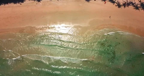 Walking on the sand beach Video stock 88750768