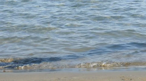 Walking on Sandy Beach Slow Motion Stock Footage 54915980