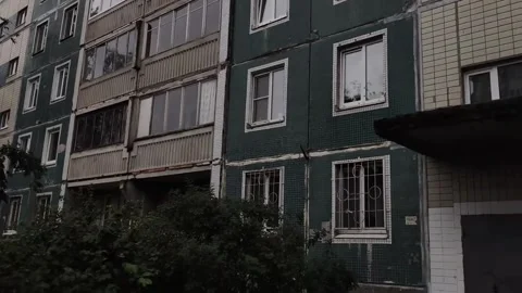 Walking scene showing buildings Stock Footage 316799448