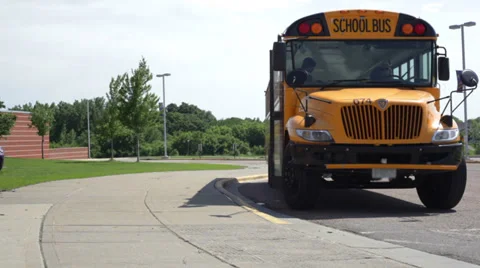 Walking to school Stock Footage 30466632