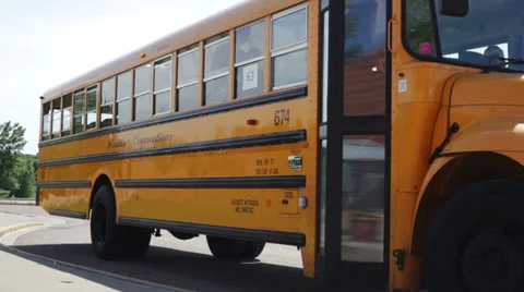 Walking to school Video stock 30482515