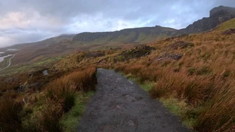 Walking in scotland mountains Stock Footage 223930550