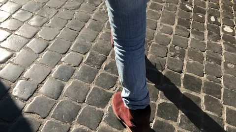 Walking Shadow Stock Footage 110187483