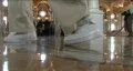 Walking On Shiny Refelctive Floor HD Footage