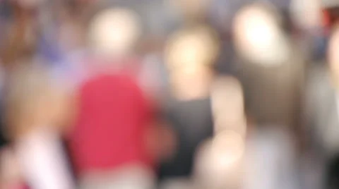 Walking shoppers blur Stock Footage 41471812