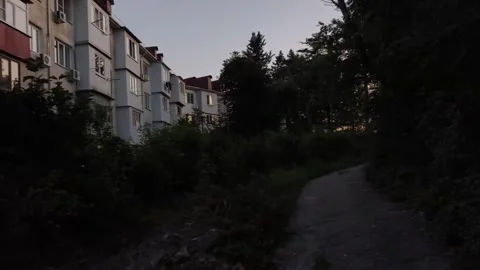 Walking showing the buildings Stock Footage 316942007