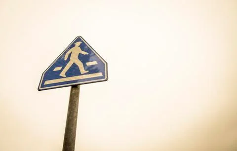 Walking sign Stock Photos