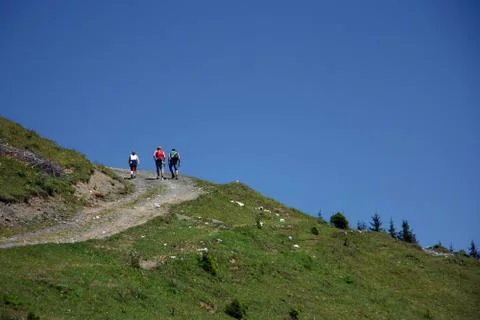 Walking to sky Stock-Fotos