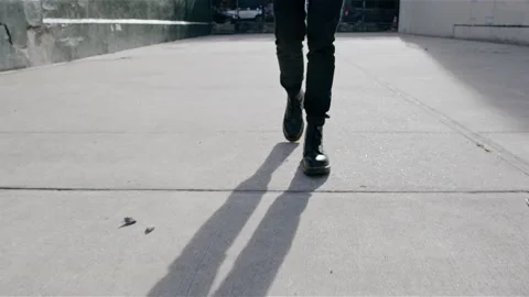 Walking Slow Motion Stock Footage 170157674