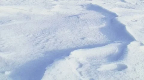 Walking in Snow Desert 動画素材 7737744