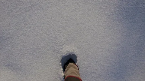 Walking in the snow Vidéo 121965940