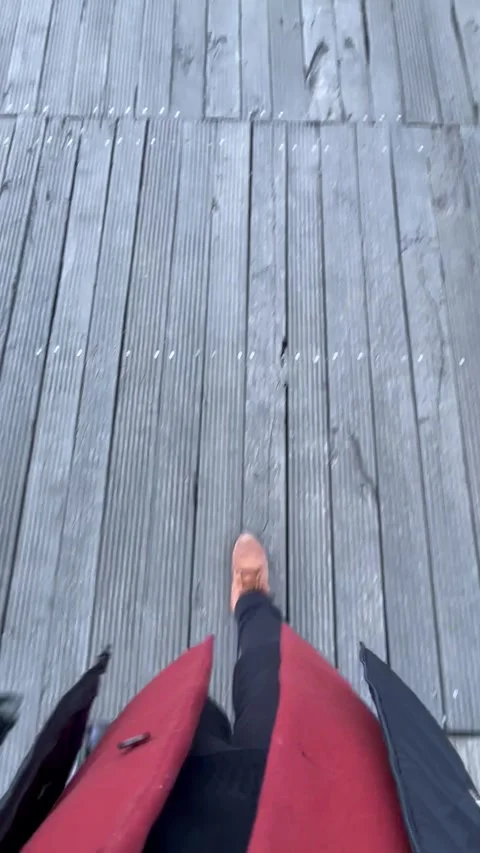 Walking To The Snow Mountain Stock Footage 317936916