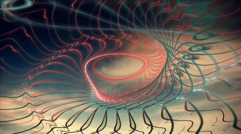 Walking spiral something motion bg d2761E Stock Footage 664982
