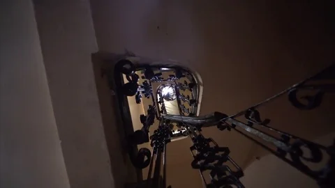 Walking up staircase Stock-Footage 77177643