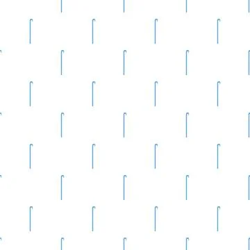 Walking stick cane simple pattern blue background 库存插图