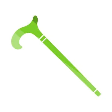 Walking Stick Icon Illustration
