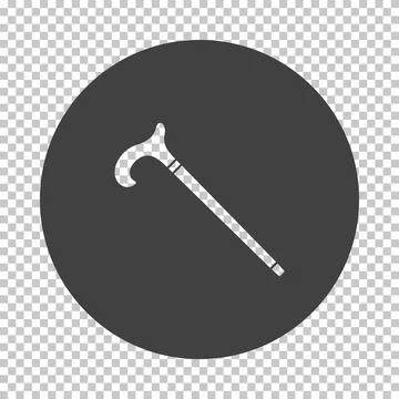 Walking Stick Icon Illustration