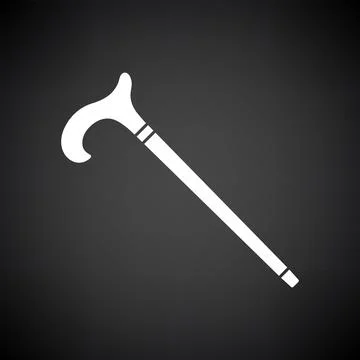 Walking Stick Icon Illustration