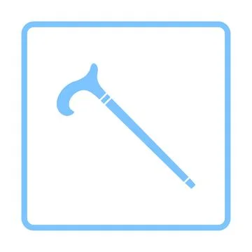 Walking Stick Icon Illustration