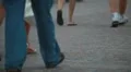 Walking on the street HD Footage