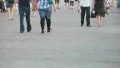 Walking on the street HD Footage