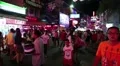 Walking Street - red-light district in Pattaya, Thailand HD Footage
