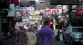 Walking Street is red-light district with many restaurants, go-go bars, brothels HD Footage