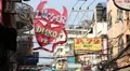 Walking Street is red-light district with many restaurants, go-go bars, brothels HD Footage