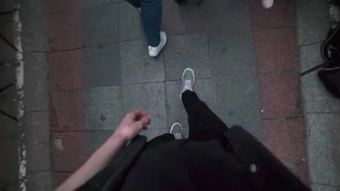 Walking on the street (Turkey) Stock Footage 147350328