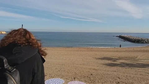 Walking At The Streets Of Barcelona Stock Footage 102430815