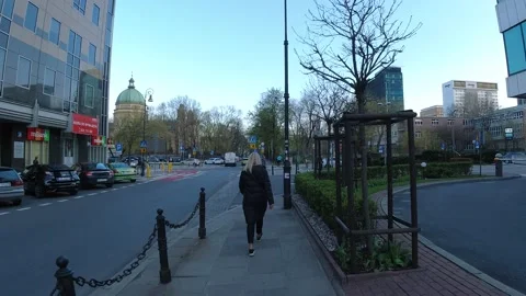 Walking the streets hyperlapse Stock Footage 153937332