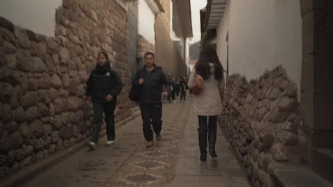 Walking the streets of Peru Stock Footage 115727418