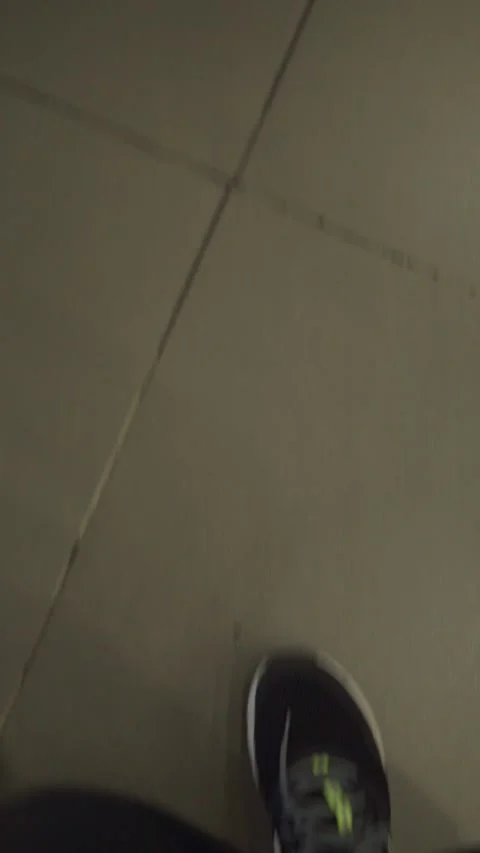Walking through the airport Video stock 245114394