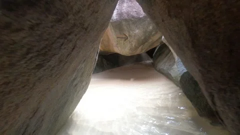 Walking Through the Baths Stock Footage 254726864