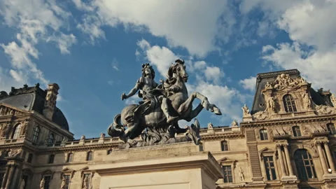 Walking through the charming streets of Paris Stock Footage 313365282
