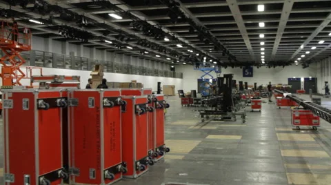 Walking through a construction site Stock Footage 63602325