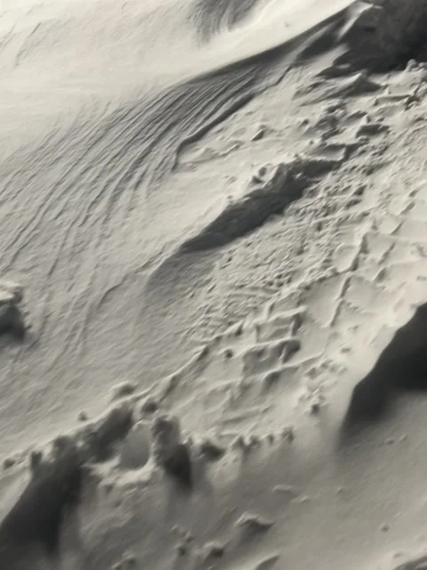 Walking Through Deep Arctic Snow With Natural Crunching Sound Stock Footage 325988325