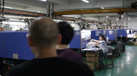Walking through factory Stock-Footage 3764051