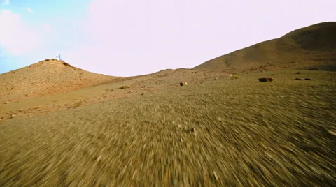 Walking through the hills  Stock Footage 62911021